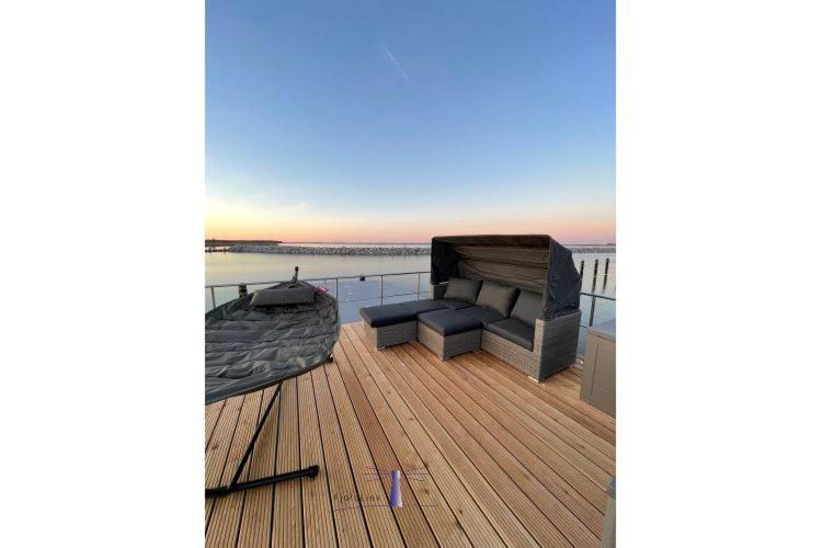 Hausboot Fjord Haven Mit Biosauna In בארת' מראה חיצוני תמונה